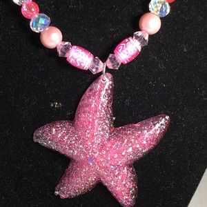 Pink Starfish necklace